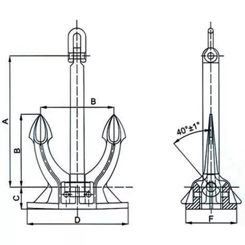 Якорь Spek марка Сталь 20, ГОСТ 30563-98 в г. Новосибирск